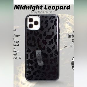 Midnight Leopard Loopy Case for 11 pro max
